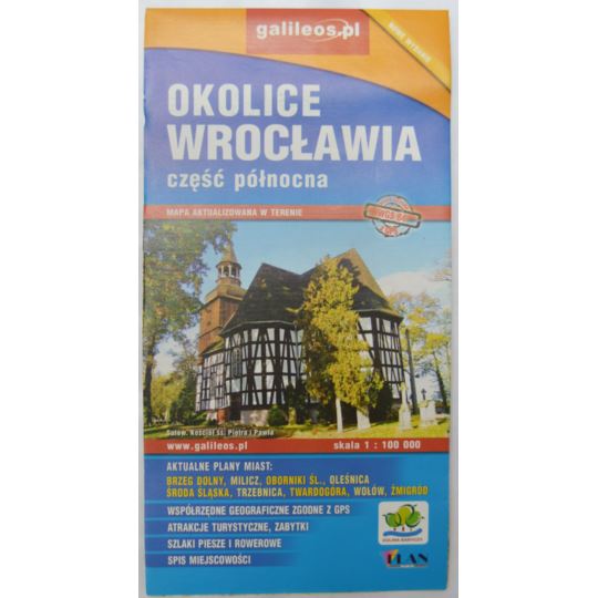 Mapa Okolice Wrocławia - cz. półn. V