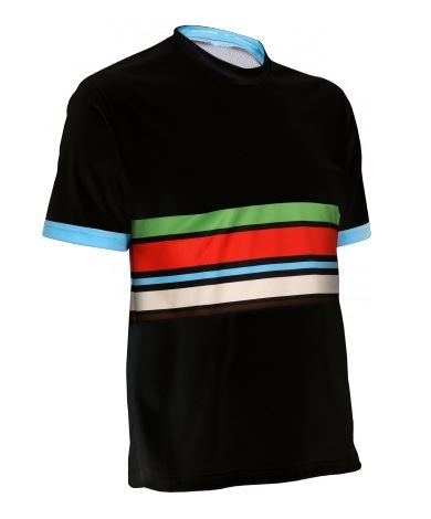 T-shirt row-sport męska czarna City XL