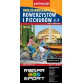 Mapa Okolice Wrocławia dla rowerzystów i piechurów