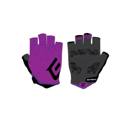 Rękawiczki EXTEND ladies Spirea purple-black XS